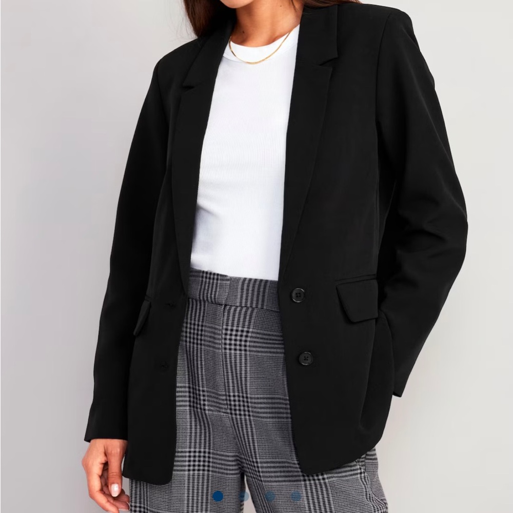 Black Old Navy relaxed blazer, XS